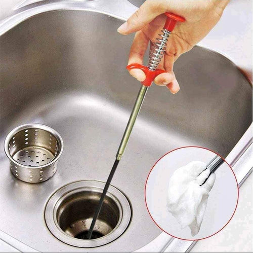 Person using a plunger to clear a clogged sink drain.