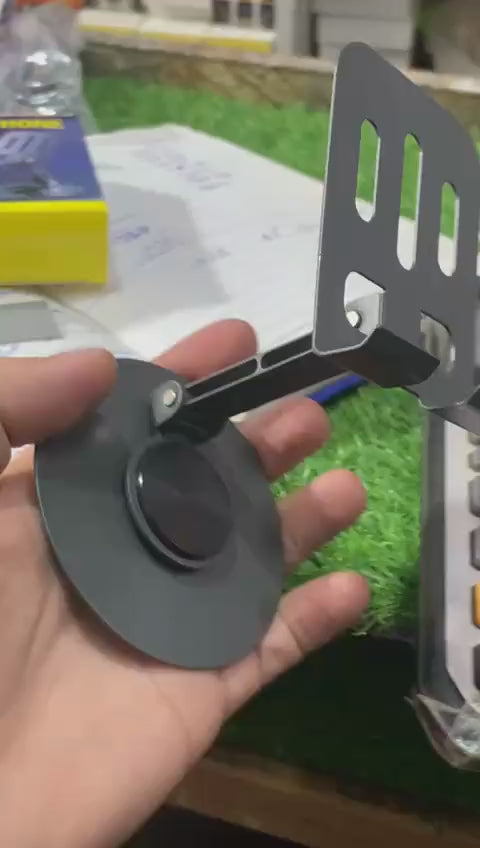 Metal Mobile Holder – 360° Rotatable Stand with Carbon Steel Plate