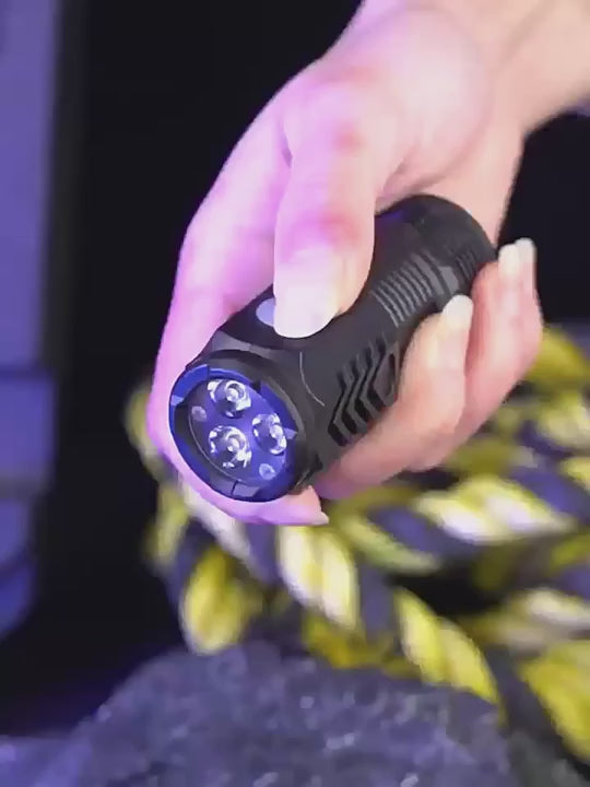 Rechargeable 3-LED Mini Flashlight – Portable Emergency Touch Light