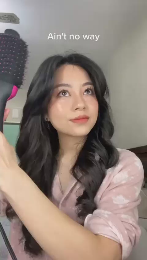 3-in-1 hair dryer, hair curler, straightener